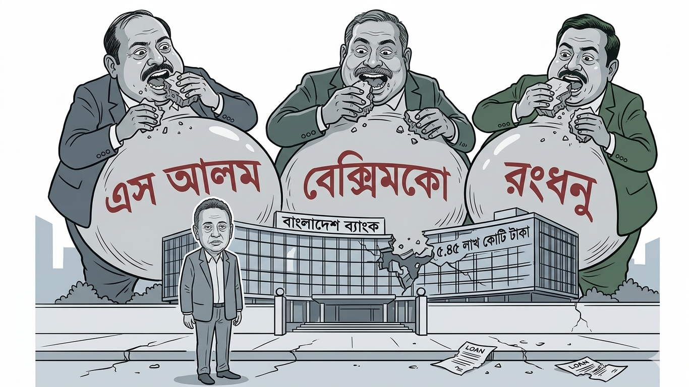 খেলাপি ঋণ ৫.৪৫ লাখ কোটি টাকা: সংসদে অর্থমন্ত্রী